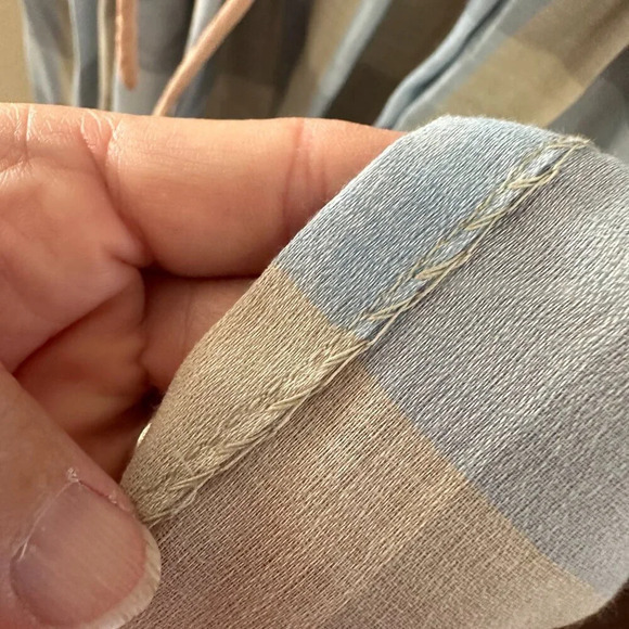 Vintage Handmade Women's Blue Short Sleeve Midi Dress, vintage dress,‎ handmade - Picture 6 of 7